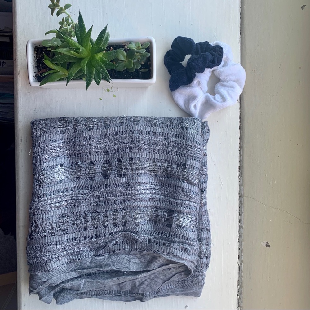 Silver Infinity Scarf